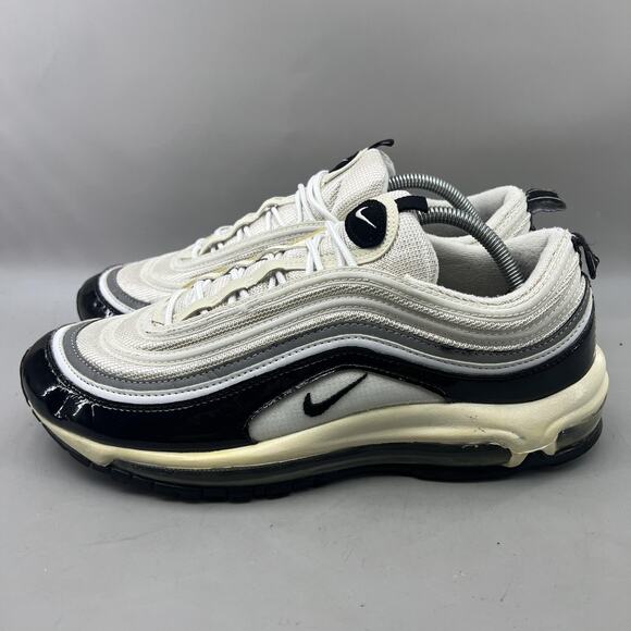 Nike Air Max 97 Running Shoes Men Size 11 White Black Comfort Low Top Sneakers - Picture 3 of 9